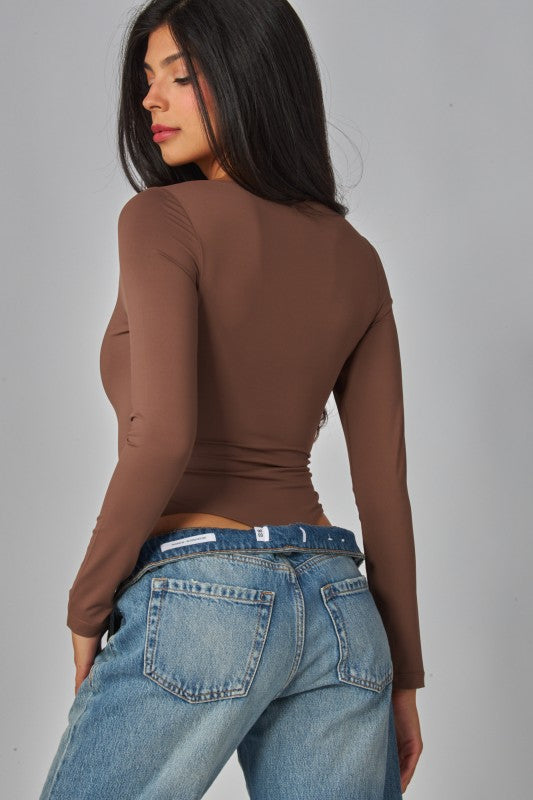 Seamless Long Sleeve Bodysuit