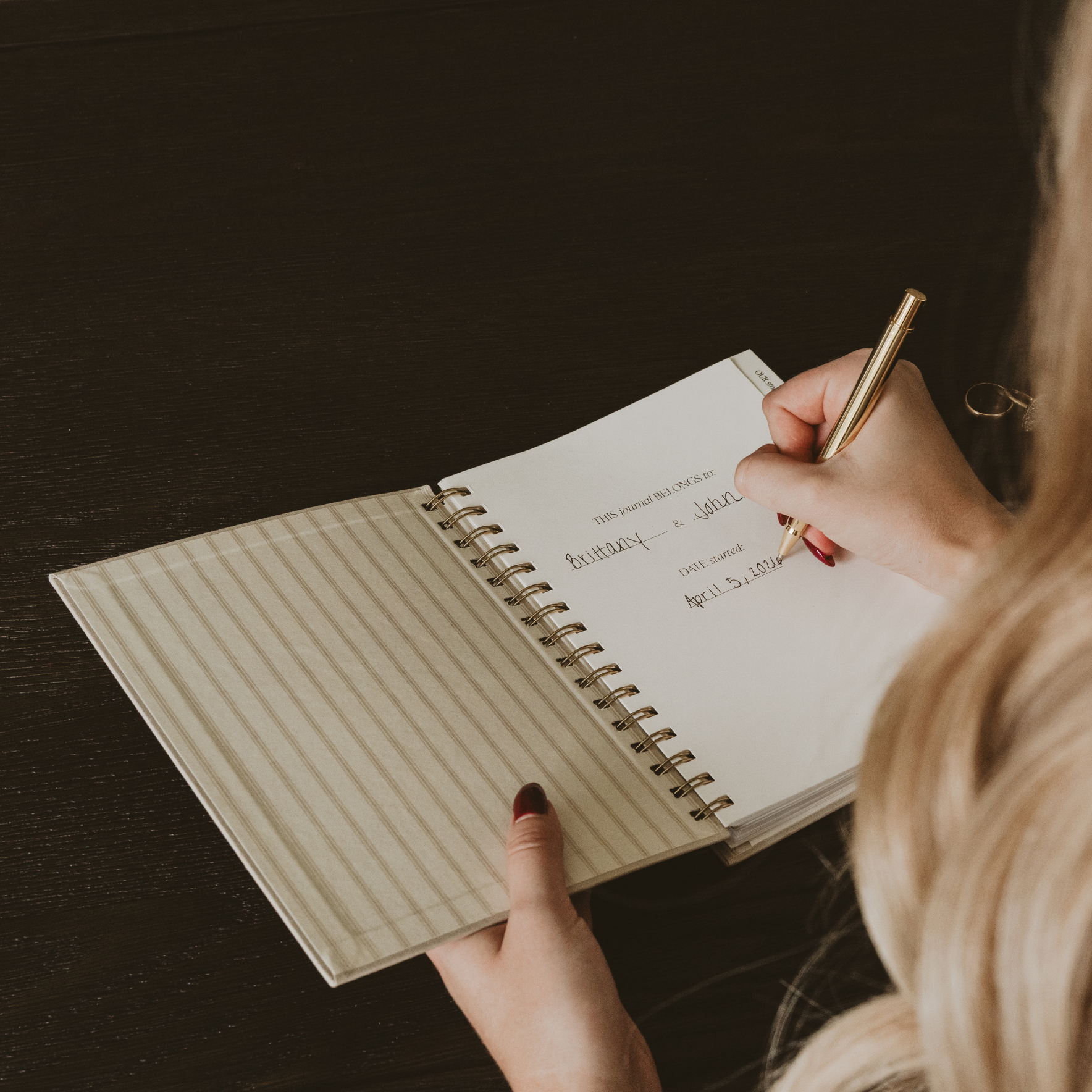 Newlywed One Line A Day Prompted Journal