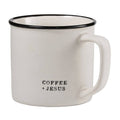 "Coffee + Jesus" Cafe Mug