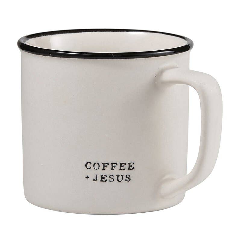"Coffee + Jesus" Cafe Mug
