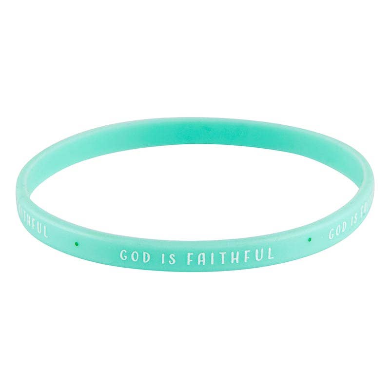 Faith Hope Silicone Bracelets (Set of 4)