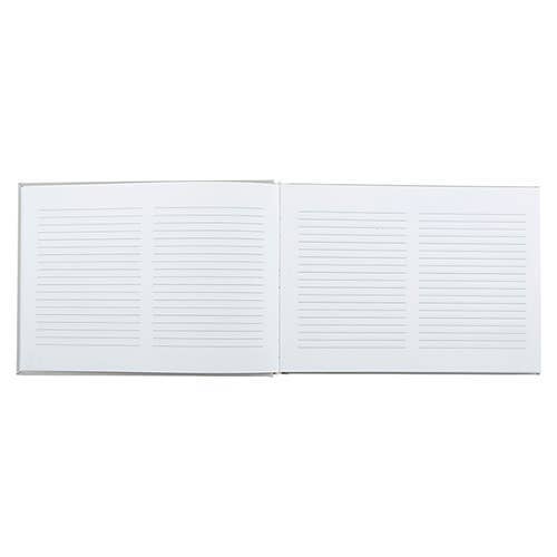 "Guests" Guest Book White