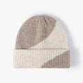 Contrast Wave Beanie Taupe