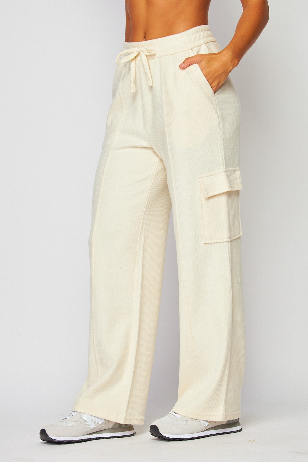 Everyday Ease Ribbed Cargo Pants