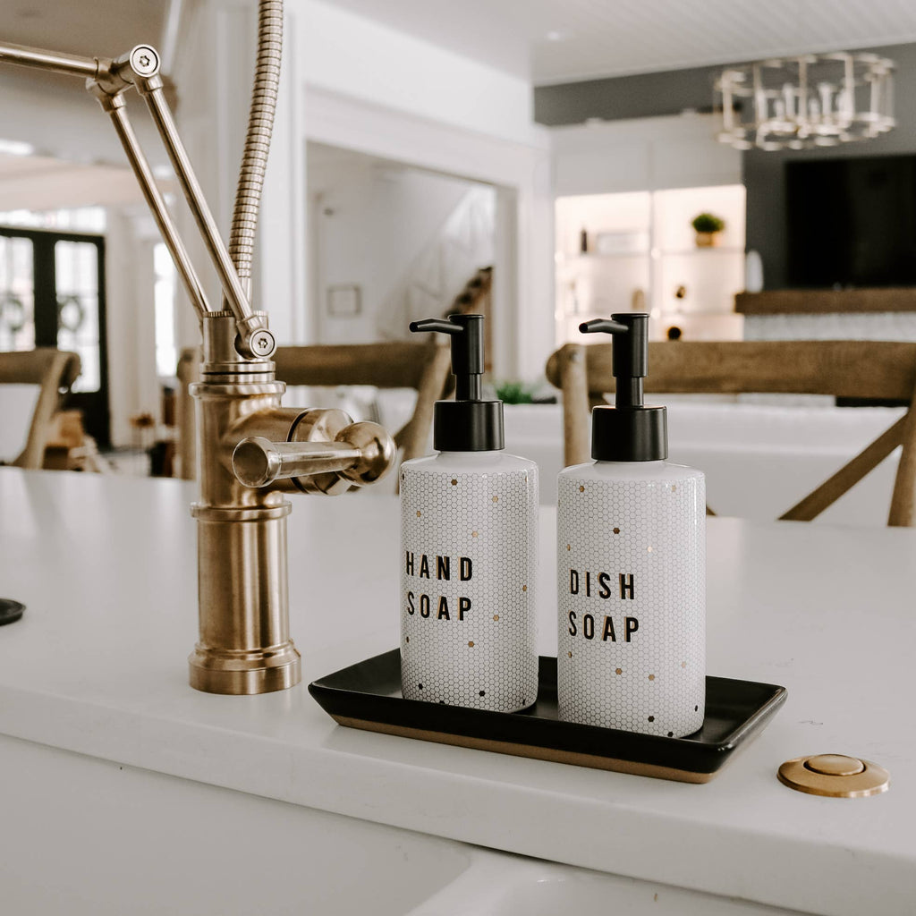 Honeycomb Tile Dish Soap Dispenser