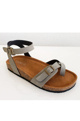 Leah Strap Birk-Style Sandals