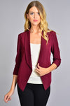 Lorelai Stretch Blazer Mulberry