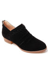Alexis Suede Booties Black