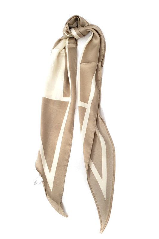 Silky Geo Diamond Scarf