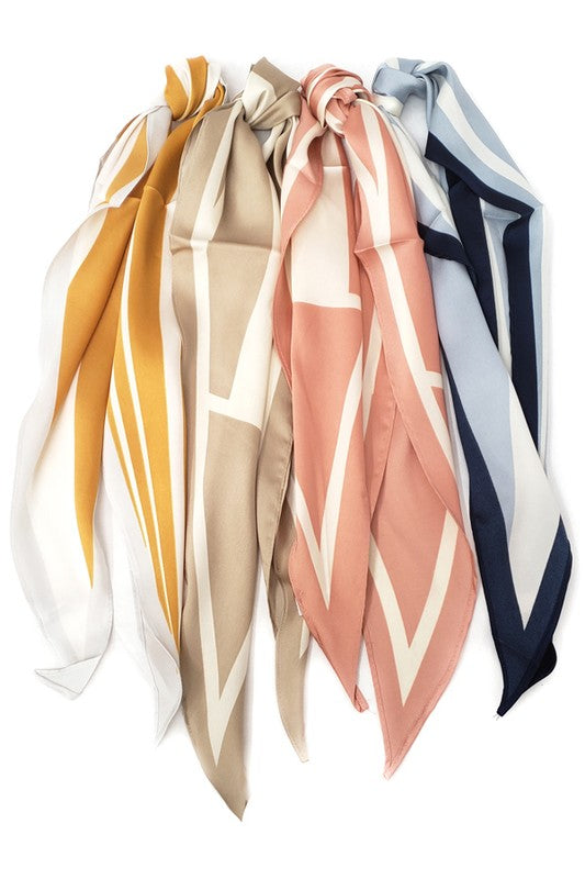 Silky Geo Diamond Scarf