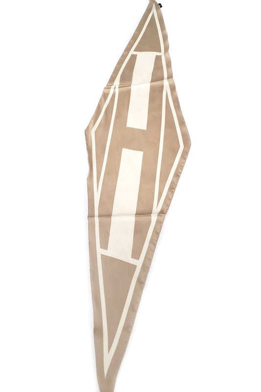 Silky Geo Diamond Scarf