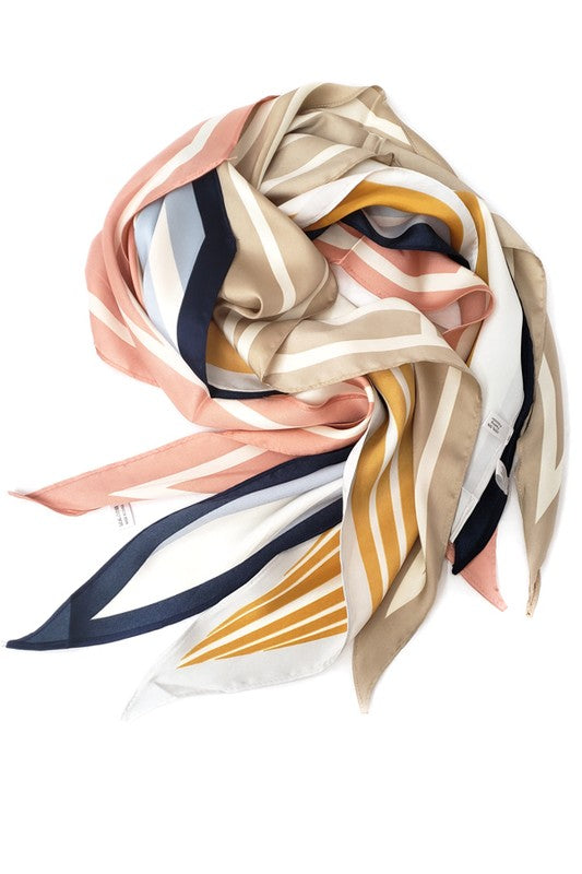 Silky Geo Diamond Scarf