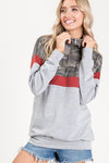 Logan Camo Block Zip Knit