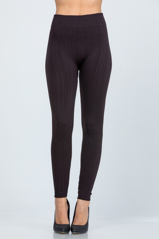 Cable Knit Leggings