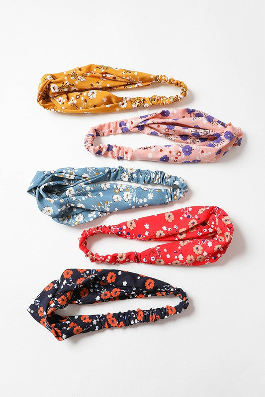 Twist Headwrap Sakura Red