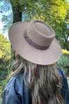 Delaney Felt Boater Hat