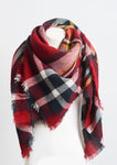 Classic Plaid Blanket Scarf