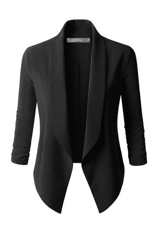 Lorelai Stretch Blazer Curvy Black
