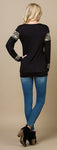 Camo Color Block Knit