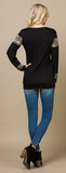 Camo Color Block Knit