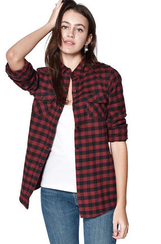 Alana Buffalo Fitted Flannel
