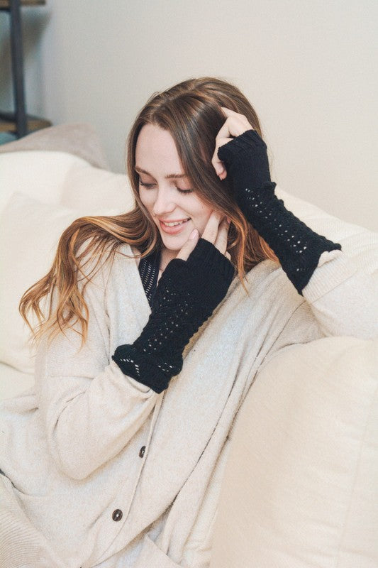 Sweater Knit Arm Warmers