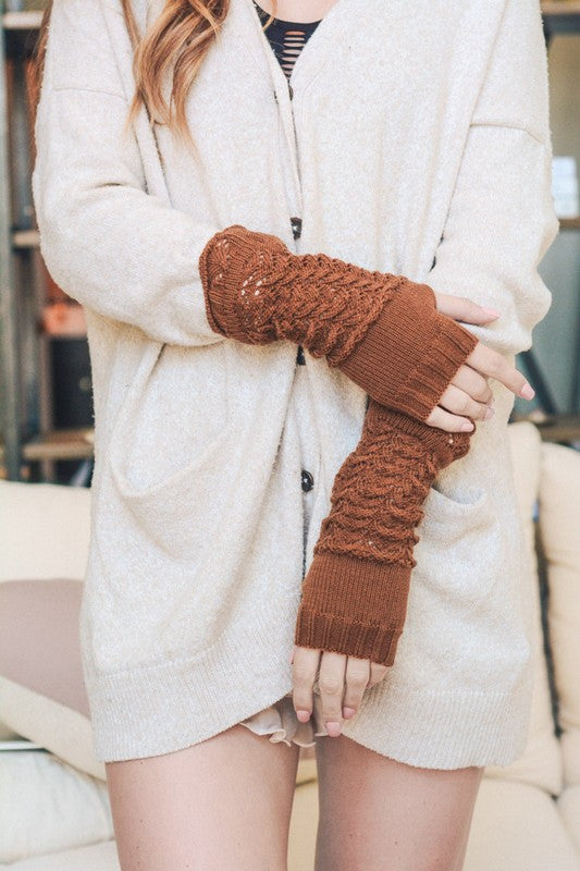 Sweater Knit Arm Warmers