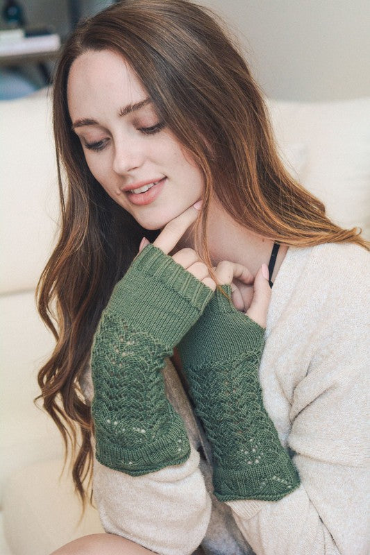 Sweater Knit Arm Warmers