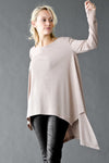 Oversized Thermal Tunic Taupe
