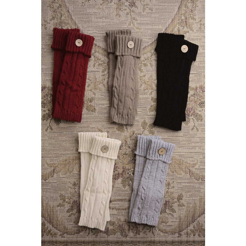 Button Cuff Leg Warmers
