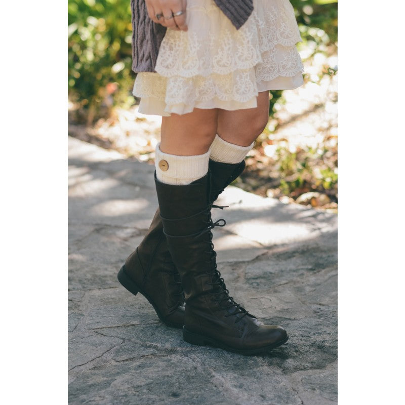 Button Cuff Leg Warmers