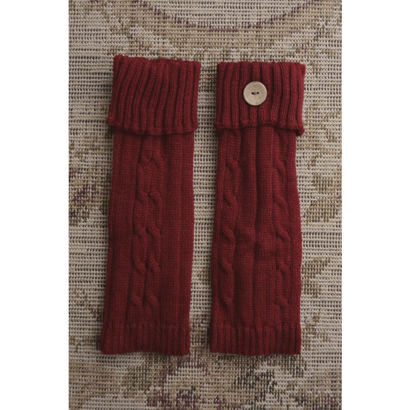 Button Cuff Leg Warmers