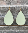 Mint Teardrop Earrings