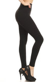 High Waist Fleece Lined Leggings