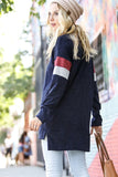 Varsity Stripe Hacci Tunic