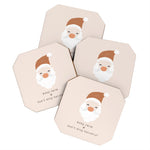 "Keep Calm" Santa Coaster Set