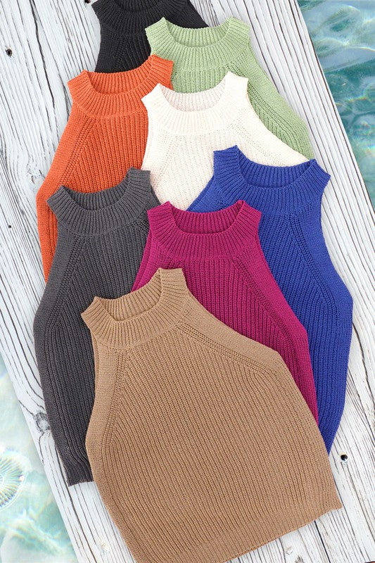Ariah Halter Sweater Tank