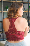 Lace Racerback Bralette Curvy