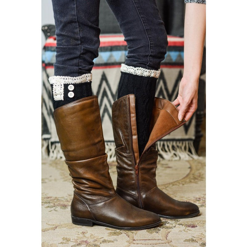 Crochet Lace Leg Warmers