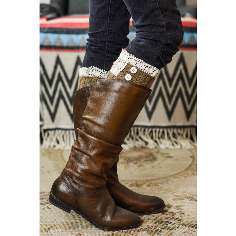 Crochet Lace Leg Warmers