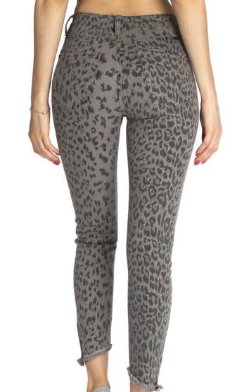 KanCan Leopard Skinny Jeans