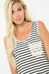 Lace Pocket Tank