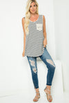 Lace Pocket Tank