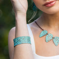 Patina Bracelet Turquoise Floral