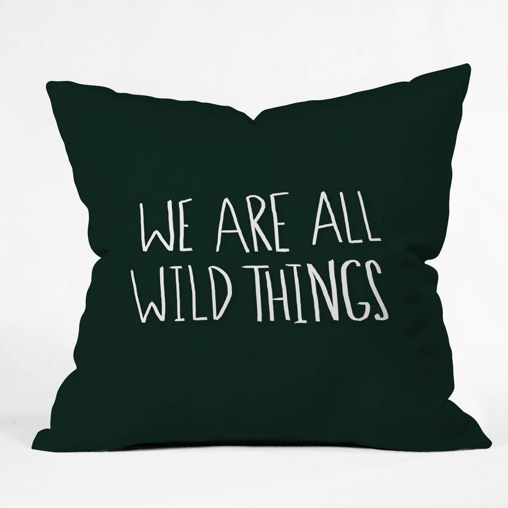 Wild Things Throw Pillow