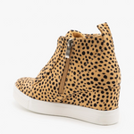 Zoey Wedge Sneaks Cheetah