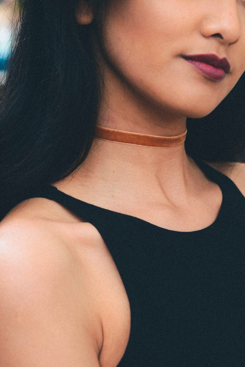 Velvet Choker Skinny