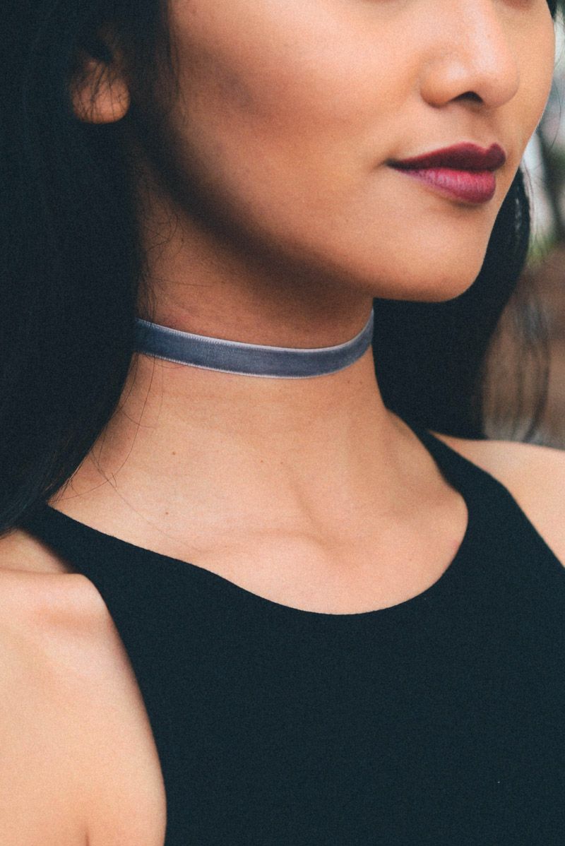 Velvet Choker Skinny