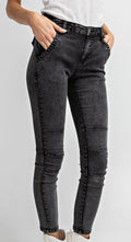 Mineral Wash Jeggings Ash