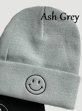 Smiley Face Knit Beanies